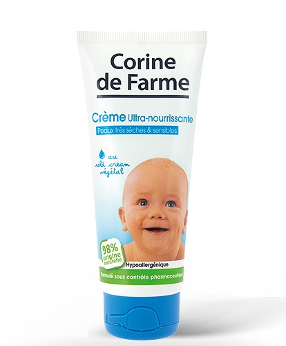 crème hydratante bébé corine de farme